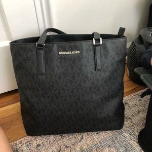 Michael Kors Large Black Grey Tote